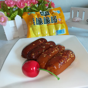 金锣 尚清斋原味/香辣味脆脆肠清真香肠120g清真食品1件包邮10袋