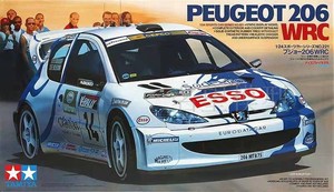 名望模型 田宫拼装模型 1/24 PEUGEOT标致 206 WRC 拉力赛 24221