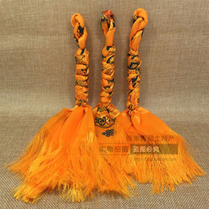 印花哈达金刚结车挂汽车挂件平安车内挂饰摆件大号五彩西藏饰品