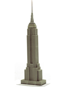 手工diy美国纽约帝国大厦纸模型3d立体建筑模型 摩天大楼模型