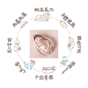 c24生娃朋友圈九宫格文案宝宝出生晒娃创意报喜图文jpg高清原图