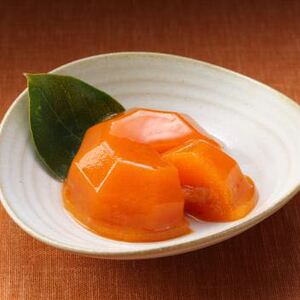 订 日本宗家源吉兆庵 秋季限定 花熟柿 丰收柿子果肉果冻 4枚礼盒