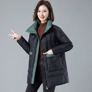 声雨竹女装旗舰店冬装新款清仓时尚中长款外套轻薄款鸭宝宝羽绒服