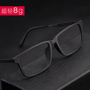 宽脸全框男眼镜架超轻商务TR90钛合金一体鼻托休闲配近视眼镜包邮