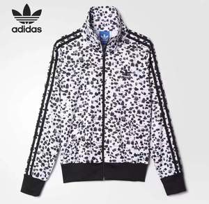 Adidas/阿迪达斯 三叶草泼墨女子大童运动休闲夹克外套卫衣AZ4096