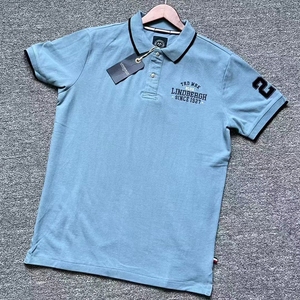夏装丹麦lindbergh林德伯格男全棉短袖polo衫休闲