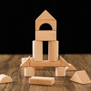 木头积木玩具益智男孩木制