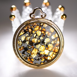 玻璃陨石设计款魔方手链串排男女吊坠原创设计裸石丰年珠宝行330