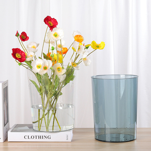 806人付款淘宝家用醒花桶深水养花桶塑料透明亚克力插