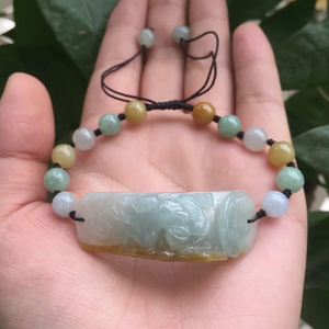 翡翠貔貅手牌男士