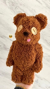 bearbrick 400 28cm毛绒暴力熊卡通儿童雕塑摆件网红阿耨手办ins