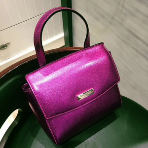 kate spade凯特丝蓓翅膀包手提斜挎包包女炫彩金属糖果亮粉凯丽ks