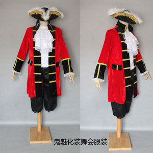 万圣节海盗服装 海盗船长复古中世纪 公爵伯爵成人公爵服装