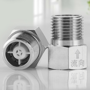 单向止回阀卫生间水管马桶防反水水表逆止阀热水器4分回水止逆阀