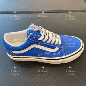 vans范斯新品男女款安纳海姆系列蓝色低帮休闲滑板鞋vn0a54f3qa5