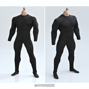 1/6兵人tbleague钢骨包胶男素体m35连体打底衣弹力冰丝12寸模型