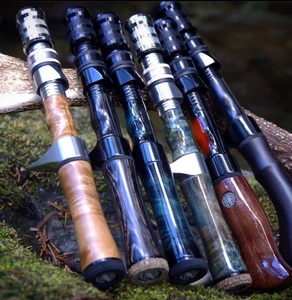 日本hitotoki works diy手把枪柄溪流复古马口翘嘴鳟鱼竿路亚手把