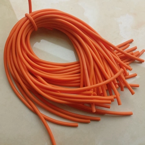 2040橙色加厚型扬琴竹乳胶皮筋管套配件10根包运邮高弹性抗氧化