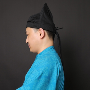 唐代书生帽幞头巾折上发冠圆领袍配饰头巾汉服帽子古装居士服饰帽