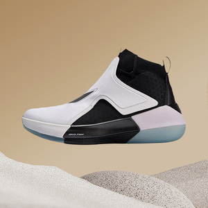 李宁驭帅12敦煌玫瑰之城3巴斯夫缓震高帮男专业运动篮球鞋aban025