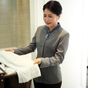 物业保洁工作服秋冬季女酒店宾馆阿姨清洁工长袖客房保洁员定制