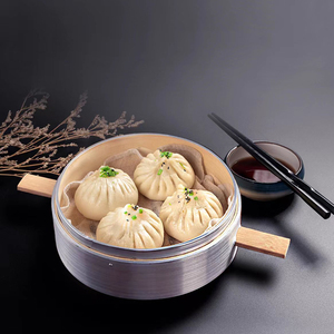 002人付款淘宝安徽加厚铝合金包边竹制大号蒸笼大蒸笼圆蒸笼包子专用