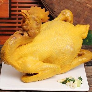 温氏佳味盐焗鸡整只粤贡凰骨香老鸡非即食美食熟食广东手撕鸡真空