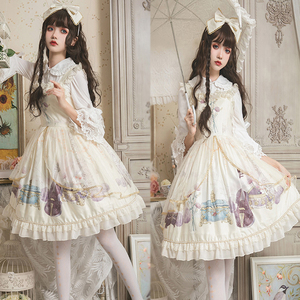 洛丽塔洋装公主裙正版小花园lolita日常裙甜美日系萝莉塔裙子套装