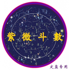 紫微斗数紫薇星斗定盘八字阴阳历出生时辰校对定星盘用神