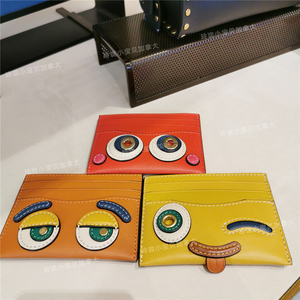 玲珑小宝贝 加拿大coach蔻驰专柜新款小怪兽立体卡通真皮卡包卡夹