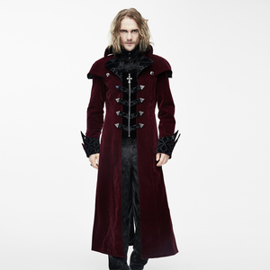 小破家devil fashion恶魔时尚男装 哥特风复古欧洲中世纪伯爵外套