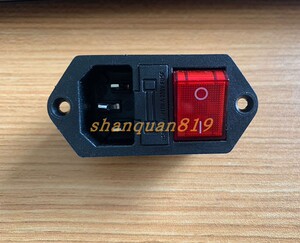 亿健跑步机e3专用电源开关总成三合一开关插座保险开关一体开关