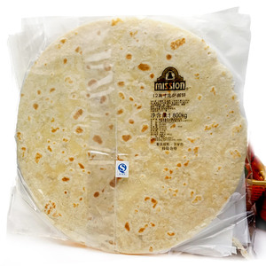 mission麦西恩 12英寸薄披萨面饼1.8kg  比萨用 烘焙用 15片