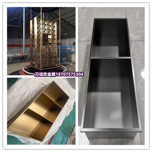 定制不锈钢加工定做电镀钛金装饰架子酒柜展示台弯圆焊接异形制品