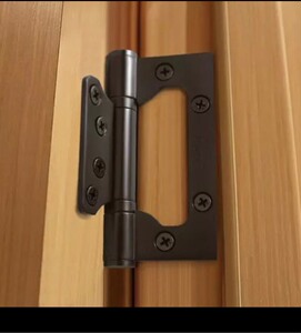 雅洁五金不锈钢子母合页aw4001fa-4x3x3 黑色屏风铰链合页一付2个