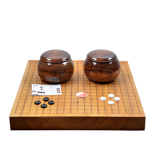 清仓捡漏5cm楸木棋盘云子围棋木质棋罐仿子棋子中式实木棋盘套装