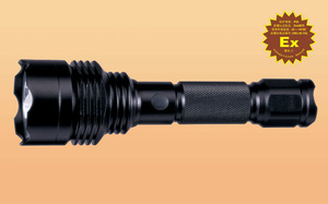 华升黑豹WFL-103强光LED铝合金防爆手电筒 充电巡逻电筒 带防爆证