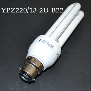 欧普节能灯泡B22卡口 筒灯2U型9W13W三基色荧光光源YPZ220/9 13W