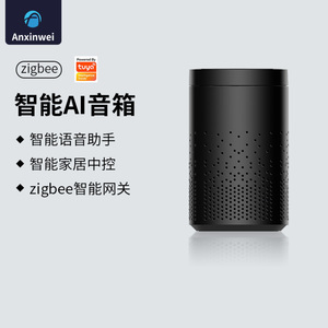 涂鸦智能音箱万能遥控器zigbee网关ai语音助手wifi智能音响ss190
