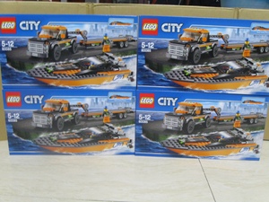 2016 乐高lego 城市 60085 4x4赛艇运输车 绝版全新正品现货