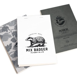 Filter017 x 九口山 Mix Badger Legal Pad 米斯獾翻頁可撕筆記本