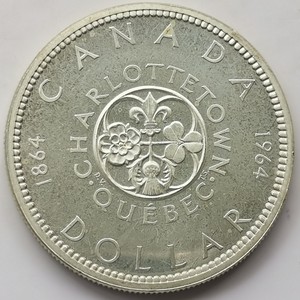 加拿大1962年银币图片