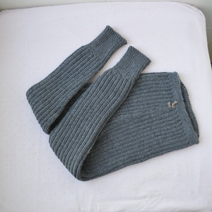 原创织女星高端定制纯手工编织加厚纯羊毛男女毛裤高弹高腰现货