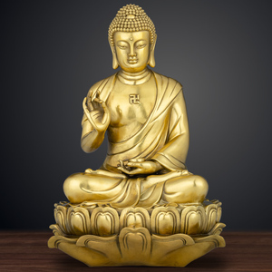 纯铜佛祖像释迦牟尼佛佛像大日如来佛毗卢遮那佛家居佛堂供奉摆件