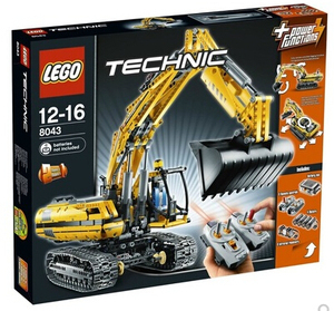 lego乐高 科技系列遥控电动挖掘机8043 绝版积木玩具儿童智力拼接