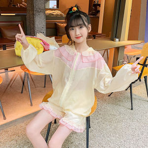 官方旗舰店布衣熙熙蕃茄田汐糖花笛沙7m童装孩子夏季套装女童