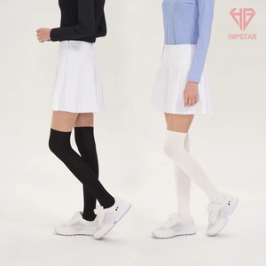 韩国进口高尔夫服装女防晒打底裤双色过膝一体袜时尚两用连体裤袜