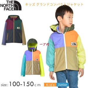 日本采购 THE NORTH FACE 北面儿童户外防水防晒薄款冲锋风衣外套