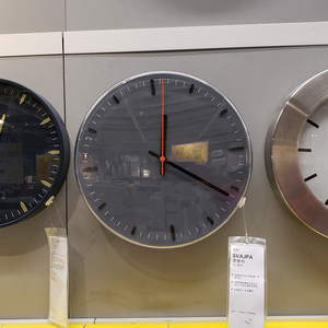 小蜗牛宜家ikea思维帕挂钟创意时钟静音钟石英钟表家用简约