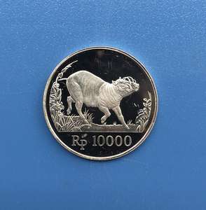 印度尼西亚1987年10000卢比精制银币